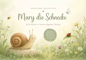 Vorschau - Bildkarten - Kamishibai Geschichte Schnecke + Geschichtensäckchen Bundle | Reizarme Montessori Geschichte | Frühling Kindergarten | Achtsamkeit Kinder | Storytelling Set - Seite 1