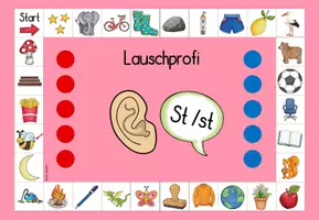 Vorschau - Spiele - Lauschprofi St/st: Lernspiel zur Förderung der Lautanalyse - Seite 1