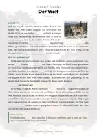 Vorschau - Arbeitsblätter - Wolf Steckbrief – Lesetext, Lückentext & Arbeitsblatt | Sachunterricht Grundschule - Seite 2