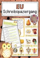 Vorschau - Arbeitsblätter - Schreibspaziergang Buchstabeneinführung Eu - Deckblatt