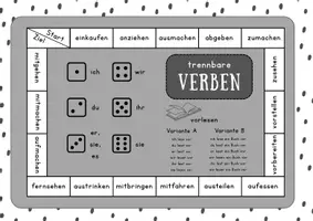 Vorschau - Spiele - Würfelspiel Trennbare Verben // Verben mit Vorsilbe - Seite 2