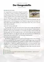 Vorschau - Arbeitsblätter - Gangesdelfin Steckbrief – Lesetext, Lückentext & Arbeitsblatt | Sachunterricht Grundschule - Seite 1
