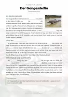 Vorschau - Arbeitsblätter - Gangesdelfin Steckbrief – Lesetext, Lückentext & Arbeitsblatt | Sachunterricht Grundschule - Seite 2