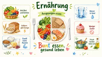 Vorschau - Arbeitsblätter - Lernposter + Arbeitsblatt zum Thema "Ernährung" + Onlineübung & MP3 + Infografik - Seite 2