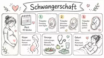 Vorschau - Arbeitsblätter - Lernposter + Arbeitsblätter zum Thema "Schwangerschaft" + Lösung & MP3 + Mindmap + Infografik - Seite 2