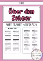 Vorschau - Arbeitsblätter - Arbeitsblatt Addition ZR20 mit ZÜ // 1. Klasse - Deckblatt