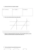 Vorschau - Arbeitsblätter - Klassenarbeit Geometrie gerade Linien und Formen - Seite 1
