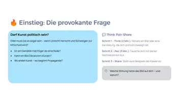 Vorschau - Präsentationen/Tafelbilder - Politische Kunst: John Heartfield & William Kentridge – Präsentation Kunst & Geschichte (Sek II) - Seite 1