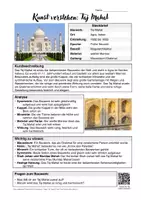 Vorschau - Arbeitsblätter - Kunst verstehen: Taj Mahal mit QR-Code zum interaktiven Erkunden - Seite 1