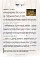 Vorschau - Arbeitsblätter - Tiger Steckbrief – Tiere Asiens | Sachunterricht Grundschule Arbeitsblatt - Seite 1