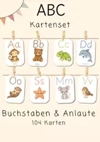 Vorschau - Bildkarten - ABC Lernkarten | Anlaute & Buchstaben | Klasse 1 - Deckblatt