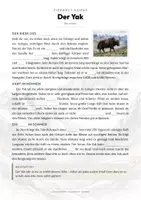 Vorschau - Arbeitsblätter - Yak Steckbrief – Tiere Asiens | Sachunterricht Grundschule Arbeitsblatt - Seite 2
