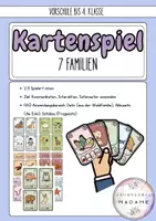 Vorschau - Spiele - Kartenspiel: 7 Familien // für alle Altersstufen - Deckblatt