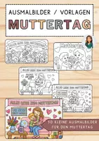 Vorschau - Mal- und Bastelvorlagen - 2026 - XXL-Materialpaket zum Muttertag - Seite 1
