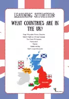 Vista previa - Unidades / Secuencias / Situaciones de Aprendizaje - UK Countries activities - Portada