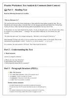 Vorschau - Arbeitsblätter - Englisch 11 - Text Analysis & Comment - Practise - Inuit - Seite 1