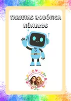 Vista previa - Juegos / Gamificación - TARJETAS ROBÓTICA NÚMEROS - página 1