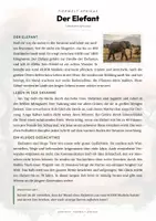 Vorschau - Arbeitsblätter - Elefant Steckbrief – Tiere Afrikas | Sachunterricht Grundschule Arbeitsblatt - Seite 1
