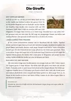 Vorschau - Arbeitsblätter - Giraffe Steckbrief – Tiere Afrikas | Sachunterricht Grundschule Arbeitsblatt - Seite 1