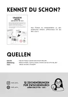 Vorschau - Arbeitsblätter - 10 Zeichenübungen für Zwischendurch, Kunstunterricht, SEK I - Seite 1