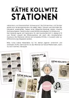 Vorschau - Mal- und Bastelvorlagen - Käthe Kollwitz: Kunstideen, Klasse 8-10 - Deckblatt