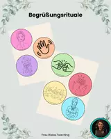 Vorschau - Bildkarten - wertschätzende Begrüßungsrituale - Klassenraum - Deckblatt