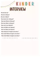 Vorschau - Arbeitsblätter - Kinderinterview - Seite 1
