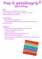 Voorbeeld - Rekenen - POP-IT getalbegrip tot 100 - Pagina 1