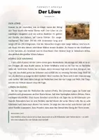 Vorschau - Arbeitsblätter - Löwe Steckbrief – Lesetext, Lückentext, Weltkarte & Arbeitsblatt - Seite 1