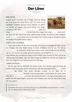 Vorschau - Arbeitsblätter - Löwe Steckbrief – Lesetext, Lückentext, Weltkarte & Arbeitsblatt - Seite 2