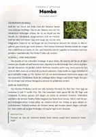 Vorschau - Arbeitsblätter - Mamba Steckbrief – Lesetext, Lückentext, Weltkarte & Arbeitsblatt - Seite 1