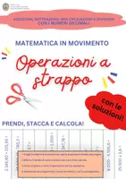 anteprima - Esercizi - Esercizi con i numeri decimali - Operazioni a strappo - Pagina di copertina