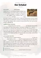 Vorschau - Arbeitsblätter - Schakal Steckbrief – Lesetext, Lückentext, Weltkarte & Arbeitsblatt - Seite 2