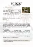 Vorschau - Arbeitsblätter - Alligator Steckbrief – Lesetext, Lückentext, Weltkarte & Arbeitsblatt - Seite 2