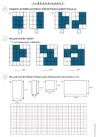 Vorschau - Arbeitsblätter - Flächen - Übungsblätter für Klasse 3/4 - Seite 1