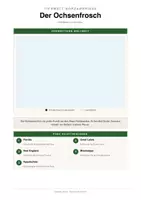 Vorschau - Arbeitsblätter - Ochsenfrosch Steckbrief – Lesetext, Lückentext, Weltkarte & Arbeitsblatt - Seite 3