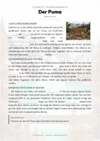 Vorschau - Arbeitsblätter - Puma Steckbrief – Lesetext, Lückentext, Weltkarte & Arbeitsblatt - Seite 2