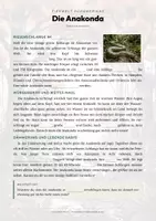 Vorschau - Arbeitsblätter - Anakonda Steckbrief – Lesetext, Lückentext, Weltkarte & Arbeitsblatt - Seite 2
