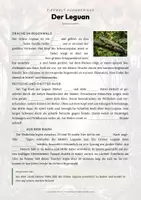 Vorschau - Arbeitsblätter - Leguan Steckbrief – Lesetext, Lückentext, Weltkarte & Arbeitsblatt - Seite 2