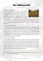 Vorschau - Arbeitsblätter - Mähnenwolf Steckbrief – Lesetext, Lückentext, Weltkarte & Arbeitsblatt - Seite 1