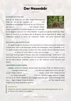 Vorschau - Arbeitsblätter - Nasenbär Steckbrief – Lesetext, Lückentext, Weltkarte & Arbeitsblatt - Seite 2