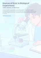 Vorschau - Unterrichtsreihen - Errors in Biological Experiments – FULL UNIT (60 Pages) | Validity, Reliability & Scientific Thinking (High School) - Deckblatt