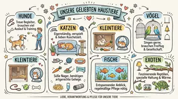 Vorschau - Arbeitsblätter - Arbeitsblatt "Haustiere" + Onlineübung & MP3 + Infografik - Seite 2