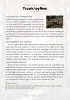 Vorschau - Arbeitsblätter - Teppichpython Steckbrief – Lesetext, Lückentext, Weltkarte & Arbeitsblatt - Seite 1