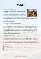 Vorschau - Arbeitsblätter - Wallaby Steckbrief – Lesetext, Lückentext, Weltkarte & Arbeitsblatt - Seite 1