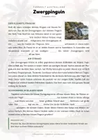 Vorschau - Arbeitsblätter - Zwergpinguin Steckbrief – Lesetext, Lückentext, Weltkarte & Arbeitsblatt - Seite 2