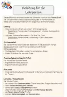 Vorschau - Arbeitsblätter - Briefe schreiben 2. Klasse – Stationenarbeit mit 8 Stationen & Stationenpass | Lesen, Schreiben & Briefaufbau - Seite 1