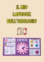 anteprima - Altro tipo di materiale - Il mio lapbook dell'orologio - Pagina 1