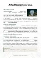 Vorschau - Arbeitsblätter - Antarktischer Schwamm Steckbrief – Lesetext, Lückentext, Weltkarte & Arbeitsblatt - Seite 2
