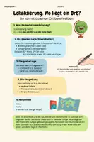 Vorschau - Arbeitsblätter - Formulierungshilfen Lokalisierung Geographie - Seite 1